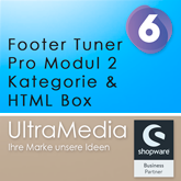 Footer Tuner Pro Modul 2 | Kategorie & HTML Box