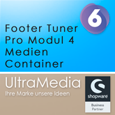 Footer Tuner Pro Modul 4 | Medien Container (Erweiterung für Modul 2)